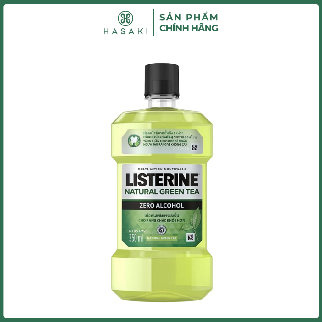 Nước Súc Miệng Listerine Trà Xanh Ngừa Sâu Răng