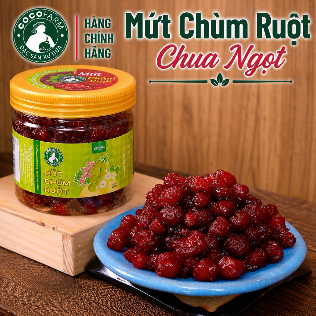 Mứt chùm ruột thượng hạng Cocofarm 300g