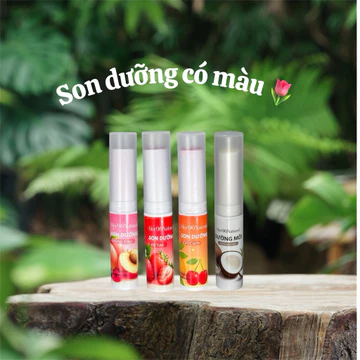 Combo 3 thỏi son dưỡng ẩm môi có màu không chì
