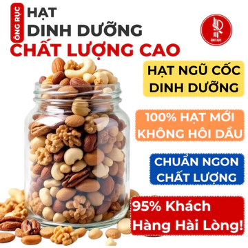 Ngũ Cốc Dinh Dưỡng Ăn Liền | MIX 5 SIÊU HẠT GRANOLA - MUESLI | Ngũ Cốc Ăn Sáng Ăn Kiêng | Mix Hạt Ngũ Cốc Cho Bà Bầu