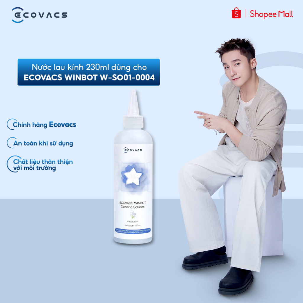 Nước lau kính Ecovacs Winbot W-SO01-0004
