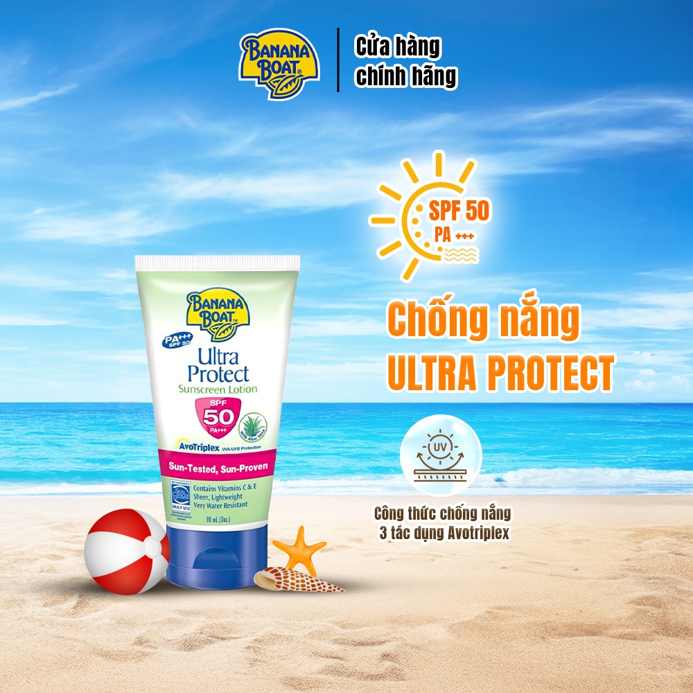 Kem Chống Nắng Ultra Protect Banana Boat 90Ml