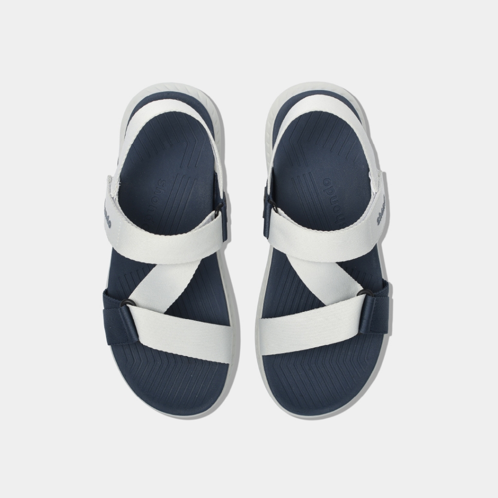 Giày Sandal Nam Nữ Shondo F7R Quai Chéo Thể Thao Đi Học Đi Chơi Xám Rêu Xanh Dương F7R2435 | BigBuy360 - bigbuy360.vn