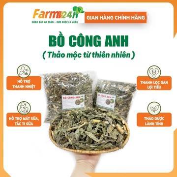 Bồ Công Anh Nghệ An khô, hàng loại 1, 100% thiên nhiên | Farm24h