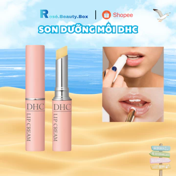 Son Dưỡng Môi DHC Lip Cream - Không Màu, Dưỡng Ẩm Cho Môi, Làm Hồng Môi, Cải Thiện Tình Trạng Nứt Nẻ - 1,5g