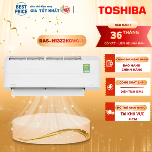 Máy Lạnh Toshiba Inverter 1.5 HP RAS-H13Z2KCVG-V - Làm Lạnh Nhanh, Tiết Kiệm Điện, Lọc Bụi Mịn PM1.0