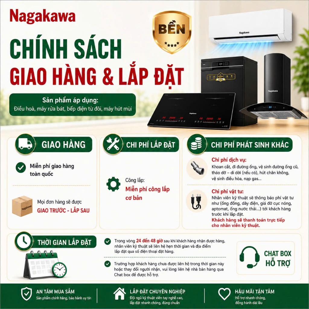 Máy Rửa Bát Nagakawa NMD9812 16 Bộ Sấy PTC Double Fan Triple Wash 3 Giàn Rửa Diệt Khuẩn Bảo Hành 2 Năm | BigBuy360 - bigbuy360.vn