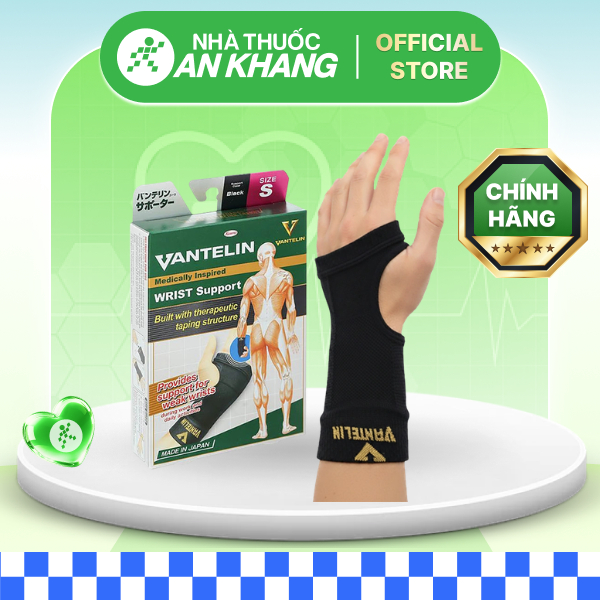 Đai bảo vệ cổ tay Vantelin Wrist Support size S [Nhà Thuốc An Khang - Chính Hãng 100%]