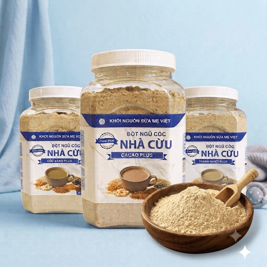Ngũ Cốc Lợi Sữa Nhà Cừu X3 Omega3 với 13 loại hạt Organic Gọi sữa về nhanh,nhiều,sánh đặc [Hộp 1kg]