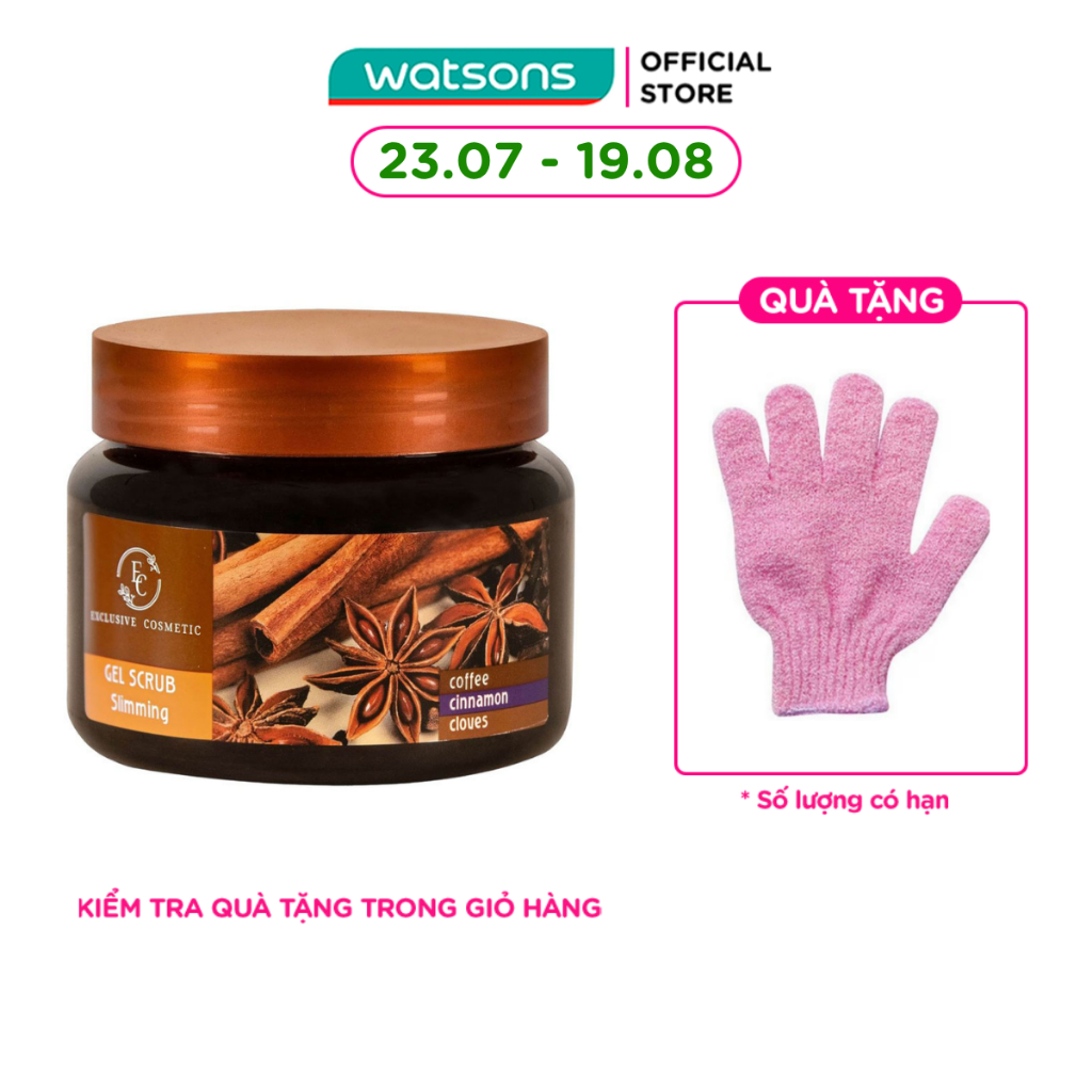 Tẩy Tế Bào Chết Body Exclusive Cosmetic Cà Phê Quế Đinh Hương 380g