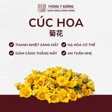 Hoa cúc vàng sấy khô,Trà cúc (Trà hoa cúc) dùng pha trà, giúp thanh nhiệt, làm đẹp, cải thiện sức khoẻ tim mạch, an thần