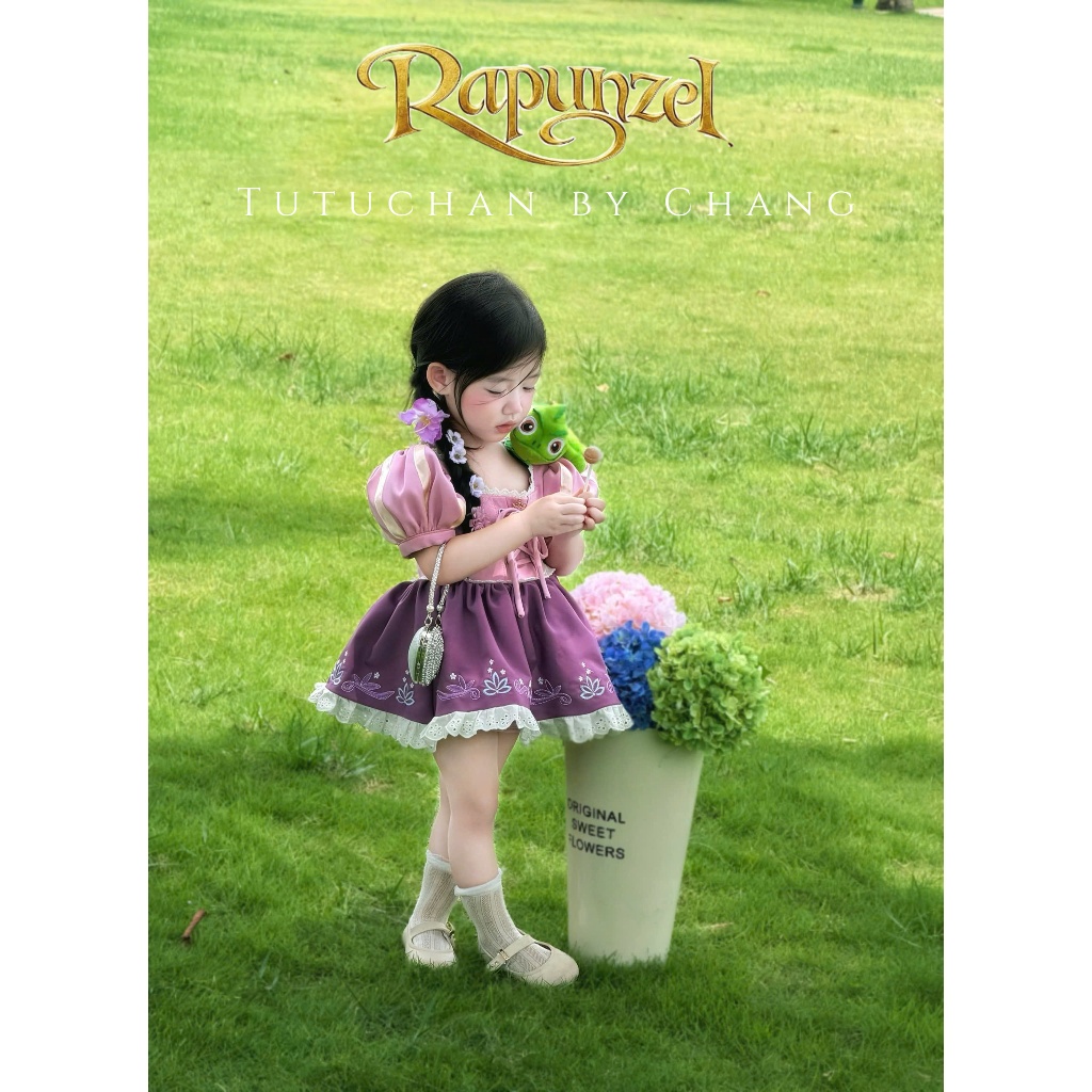 [ Tutuchan - Zapulzel ] Váy cover công chúa tóc mây - TCV023
