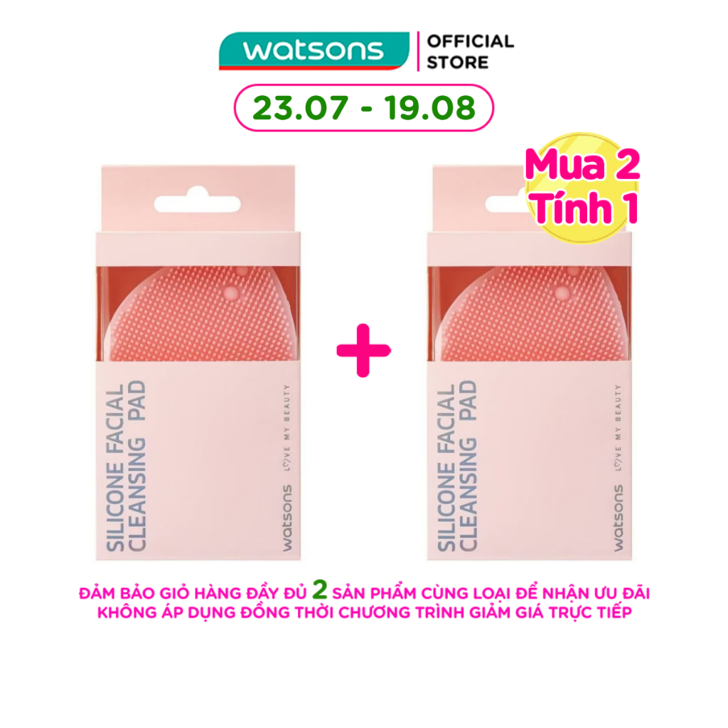 Miếng Rửa Mặt Watsons Silicone Làm Sạch Sâu