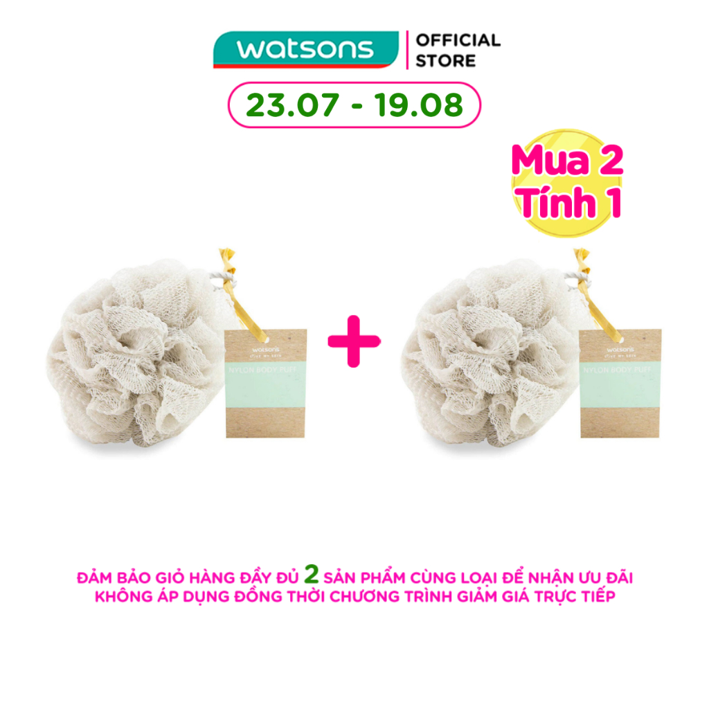 Bông Tắm Cơ Thể Watsons Nylon 1 Miếng