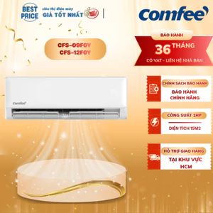 CFS-09FGY / CFS-12FGY Máy lạnh Comfee 1 HP CFS-09FGY /CFS-12FGY Chính Hãng / không có inveter