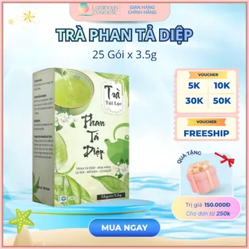Trà Phan Tả Diệp Túi Lọc Chính Hãng, Trà Thảo Dược Thiên Nhiên Hỗ Trợ Chăm Sóc Tiêu Hóa Hằng Ngày