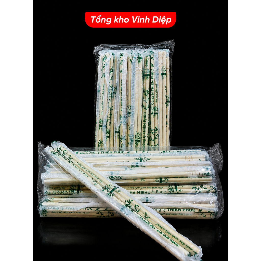 Đũa Dùng 1 Lần Tre Gỗ Nhựa - Combo Set Đầy Đủ Phụ Kiện Ăn Uống