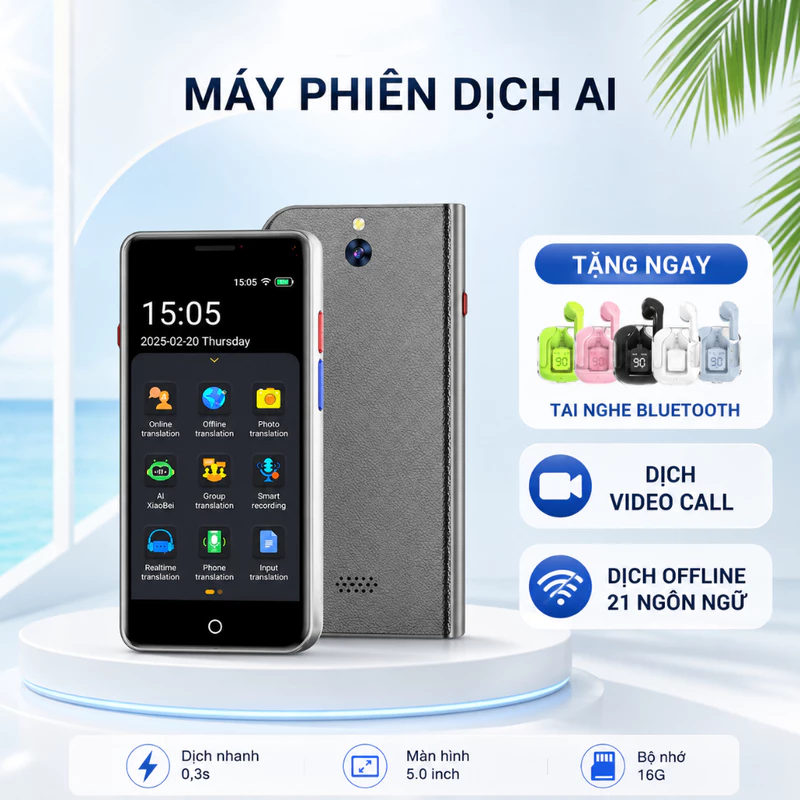 Máy phiên dịch Corisu A10 đẳng cấp dịch không cần mạng 45 ngôn ngữ - Hàng chính hãng — ảnh 1