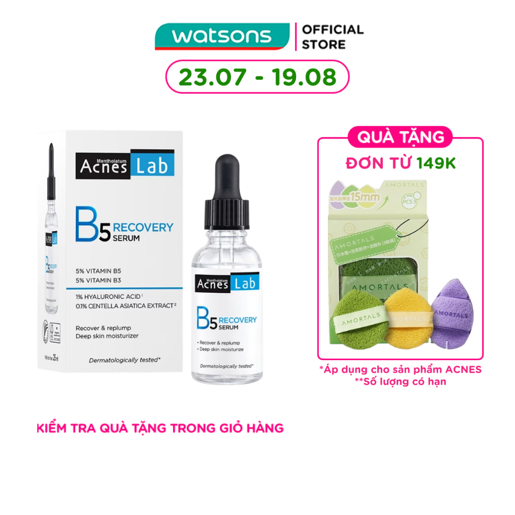 Tinh Chất Acnes Lab B5 Tăng Cường Dưỡng Ẩm, Làm Dịu Da 25ml