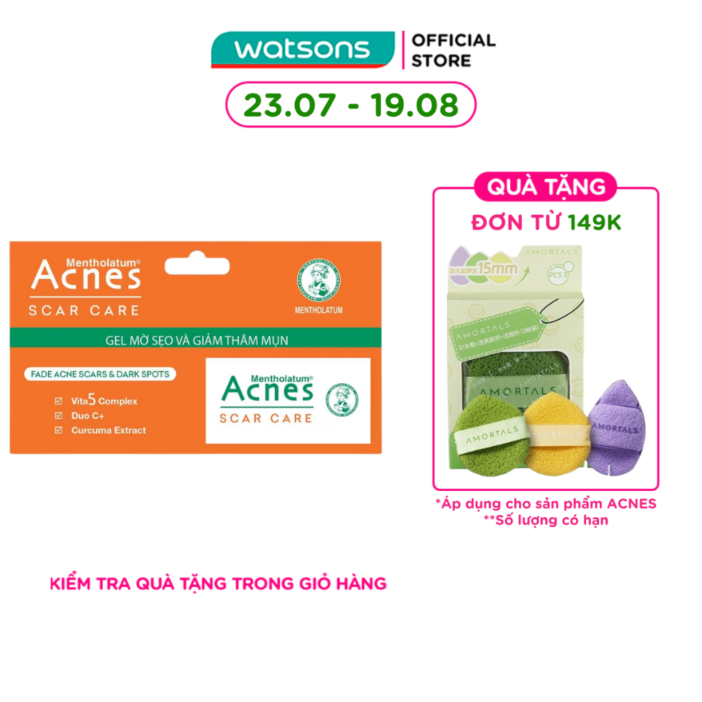Sản Phẩm Mờ Vết Thâm Và Liền Sẹo Acnes 12g (Scar care)