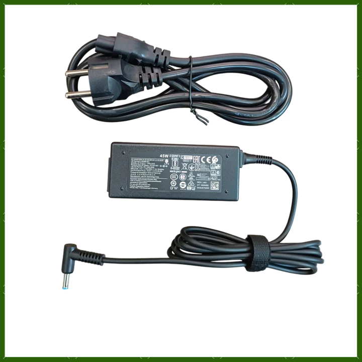 Cục Sạc Laptop HP 19.5V - 2.31A 45W cho Hp Envy Elitebook Pavilion X360 Stream - Adapter Hp New - Tặng kèm dây nguồn