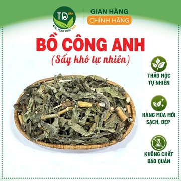 Bồ công anh, sấy khô, nguyên lá, trà bồ công anh thanh nhiệt cơ thể, hỗ trợ lợi sữa, mát sữa, giải độc