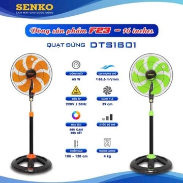 [ Hỏa tốc 2H] Quạt Đứng Senko/Quạt lửng senko/Quạt lỡ senko/ Quạt cây DTS1607/DTS1601 Thế Hệ Mới Huy Anh