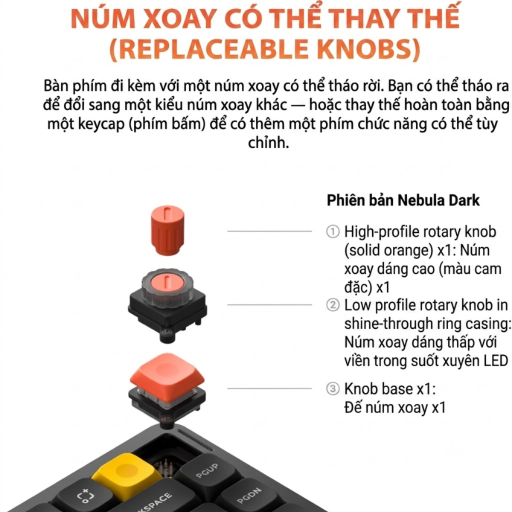 [CHÍNH HÃNG] Bàn phím cơ không dây NuPhy Air100 V3 RGB Hotswap (Nuphy Sw) - Led RGB , Kết nối 3 Mode, Pin 1000 Giờ | BigBuy360 - bigbuy360.vn