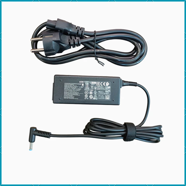 Cục Sạc Laptop HP 19.5V - 2.31A 45W cho Hp Envy Elitebook Pavilion X360 Stream - Adapter Hp New - Tặng kèm dây nguồn