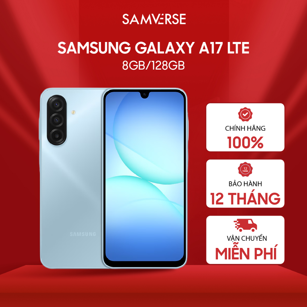 Điện Thoại Samsung Galaxy A17 LTE 8GB 128GB – Bảo Hành Chính Hãng