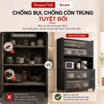 BMZAR Kệ Nhà Bếp Đa Năng Tấm bảng đục lỗ Tủ bếp có bánh xe Kệ tủ đa năng Thép cao cấp Chịu tải tối đa 500 kg — ảnh 2