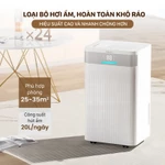 Máy hút ẩm gia đình Block FUJIHOME DH20NW-HEPA với công suất 20L, có màng lọc HEPA và kết nối wifi — ảnh 6
