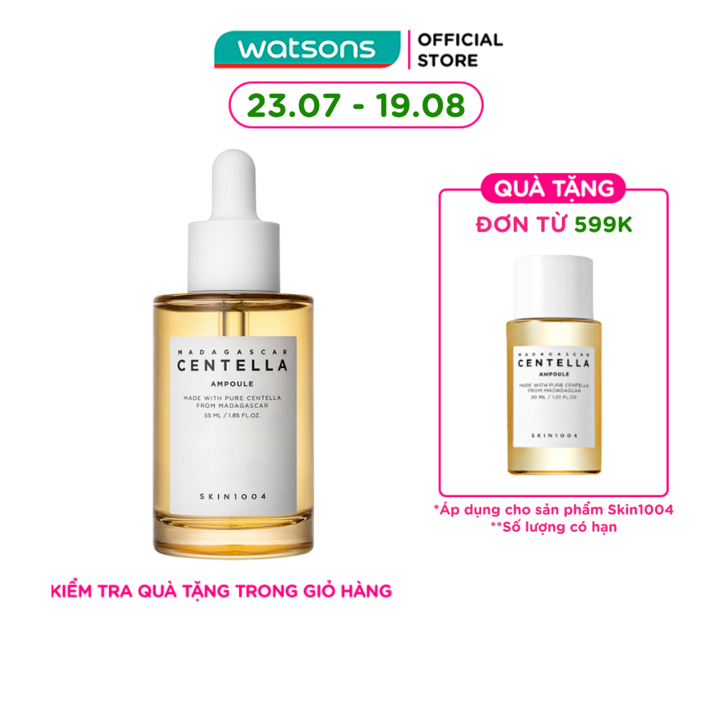 Tinh Chất Skin1004 Madagascar Centella Ampoule Giảm Mụn Và Làm Dịu Dành Cho Da Nhạy Cảm 55ml
