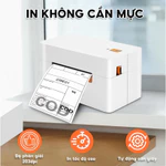 Máy In Nhiệt Khổ A7 AIYIN 368BT Kết Nối Bluetooth, Máy In Đơn Hàng TMĐT Trên Điện Thoại Máy Tính, In Mã Vận Đơn — ảnh 3