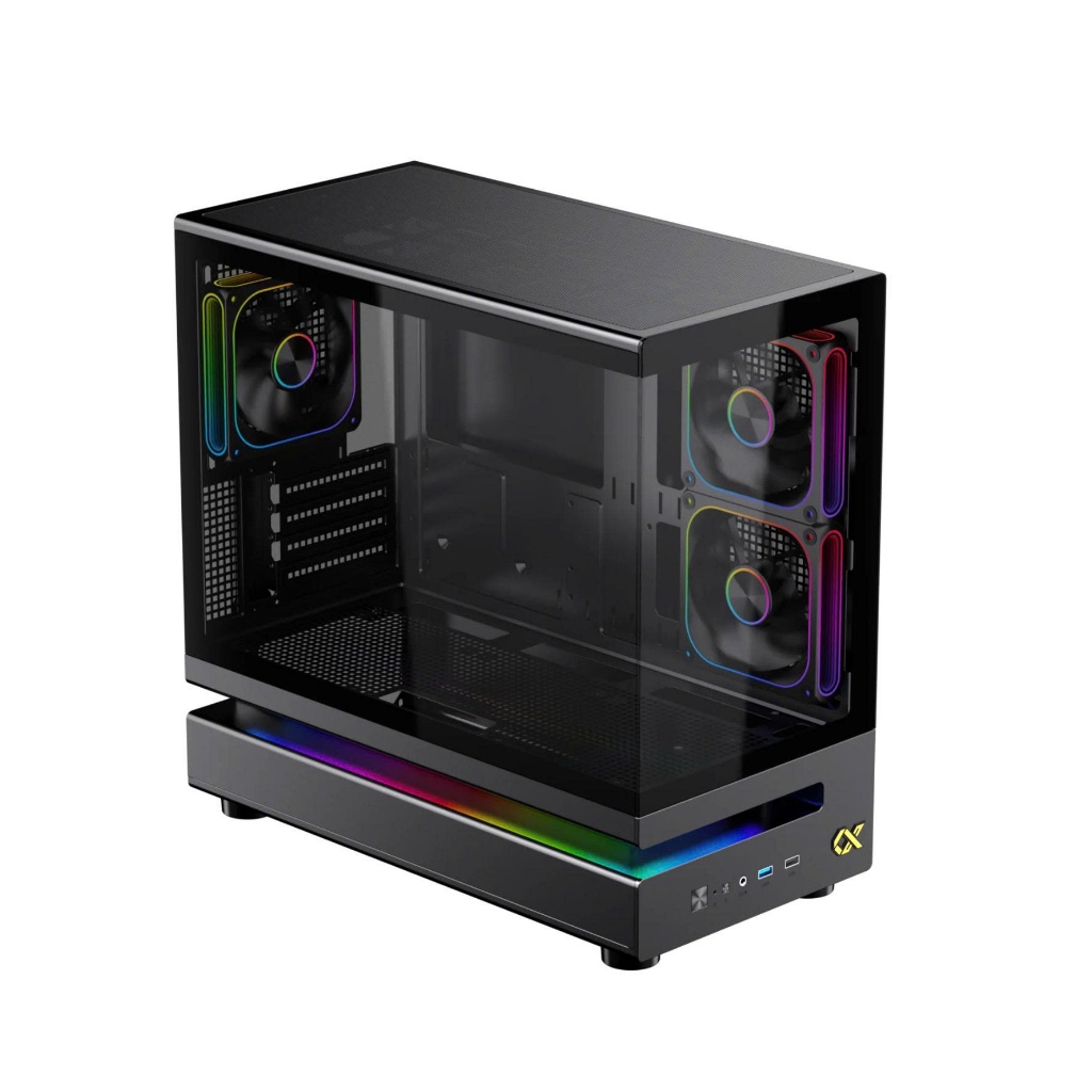 Vỏ máy tính Case XIGMATEK WIND M 3AF Đen / Trắng (hỗ trợ main:Micro-ATX, Mini-ITX) | BigBuy360 - bigbuy360.vn