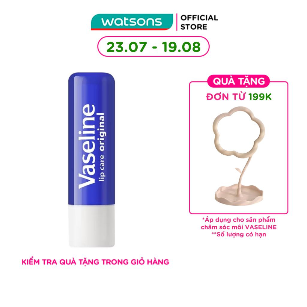 Son Dưỡng Môi Vaseline Mềm Mịn 4.8g