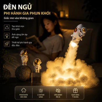 🔥 Đèn ngủ HANDMADE HÌNH đám mây và tên lửa DECOR phòng ngủ cho bé, đèn ngủ tự làm thủ công trang trí phòng ngủ của bé