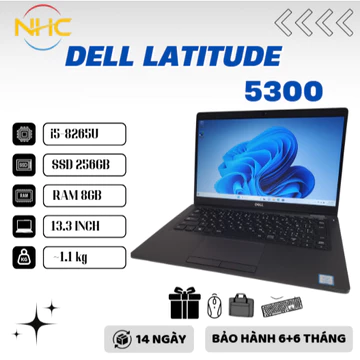 Dell Latitude Laptop – Core i5-8265U, 8GB RAM, 256GB SSD