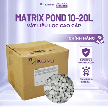 Vật liệu lọc Seachem Matrix & Matrix Pond 10L–20L - Vật liệu lọc sinh học làm trong nước hồ cá cảnh