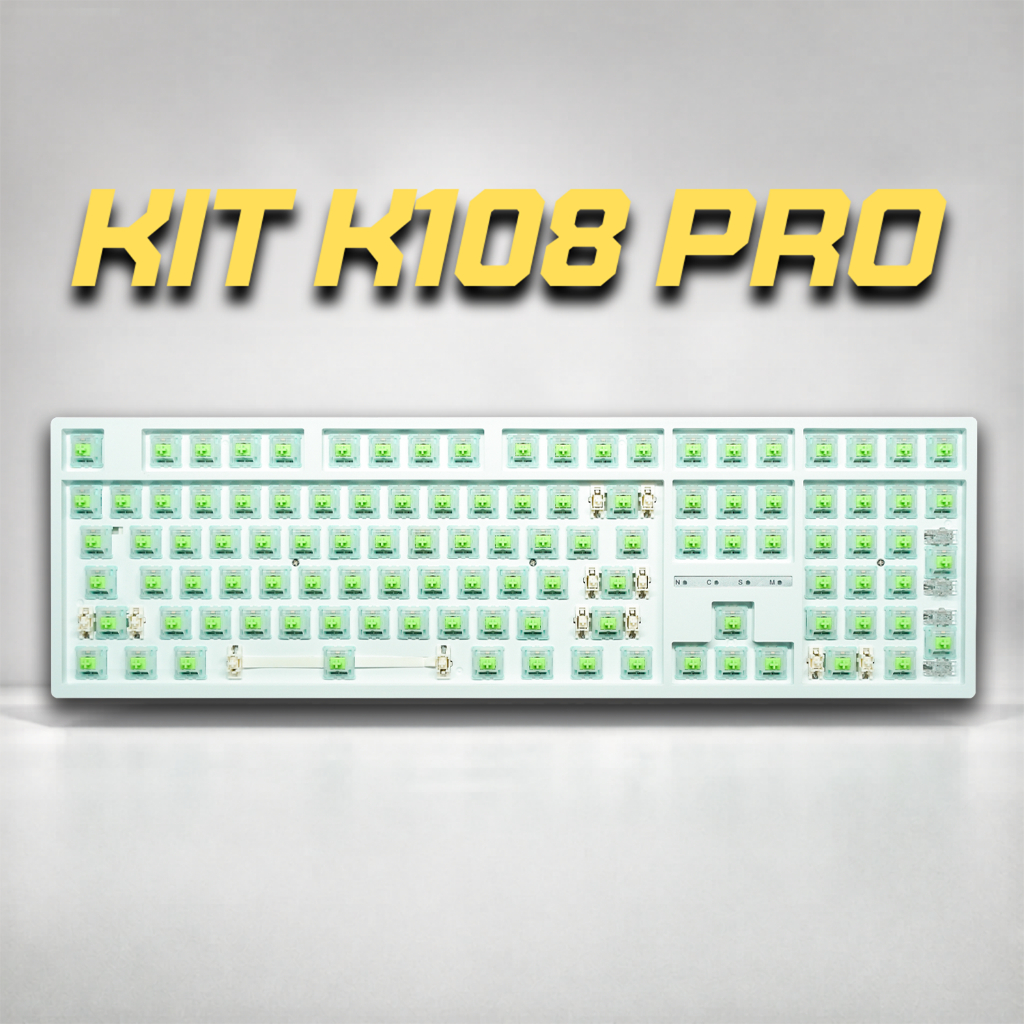 Bàn Phím Cơ Gaming LEAVEN K108 Fullsize 108 Phím LED RGB, Switch Silent Gõ Êm,Keycap Xuyên Led Chủ Đề Khác Nhau | BigBuy360 - bigbuy360.vn