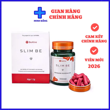 Giảm Cân SLIM BE của BEALIVE Chính Hãng - Trà giảm cân SLimBe Giúp Giảm Cân An Toàn Hộp 30 Viên