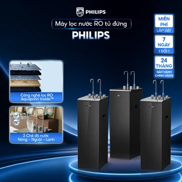 [MIỄN PHÍ LẮP ĐẶT] Máy lọc nước tủ đứng RO Nóng - Lạnh Hydrogen Philips ADD8911, ADD8912, ADD8913, ADD8922 - 10 lõi