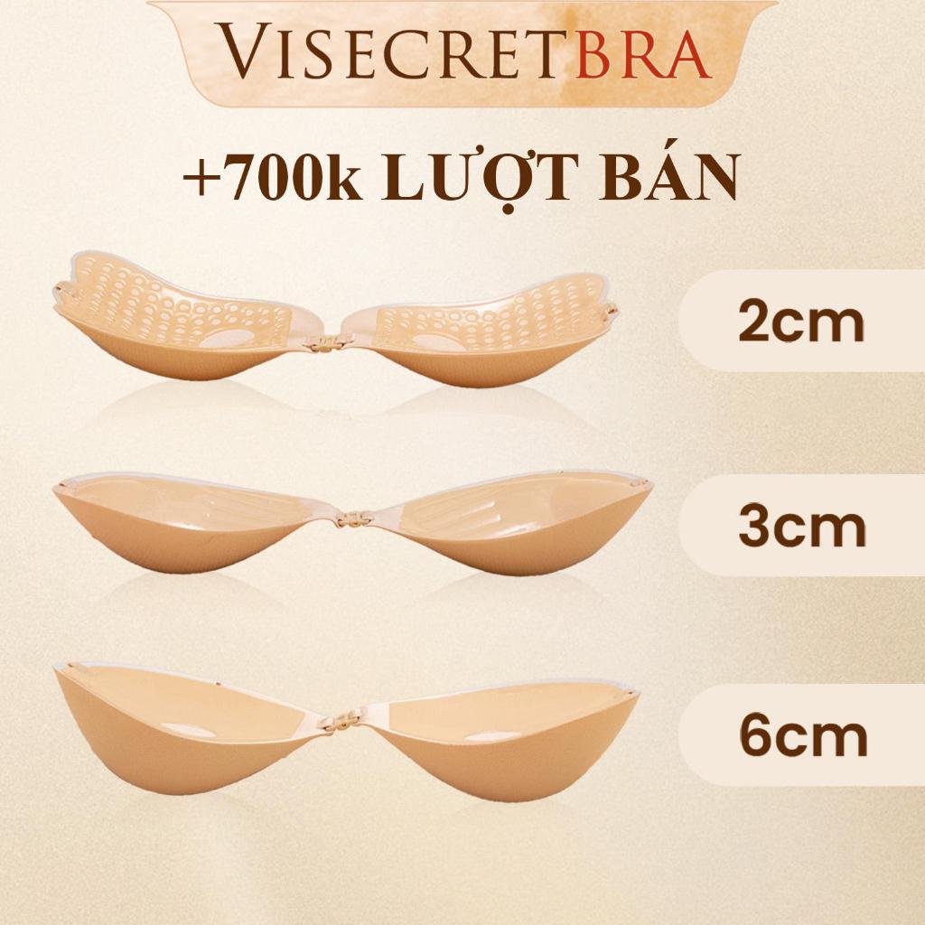 DEAL SAM – 230559 — VISECRETBRA Áo Dán Nâng Ngực Nâng Ngực Miếng Dán Ngực Tạo Khe Gom Quả Cài Trước Kèm Dây Trong