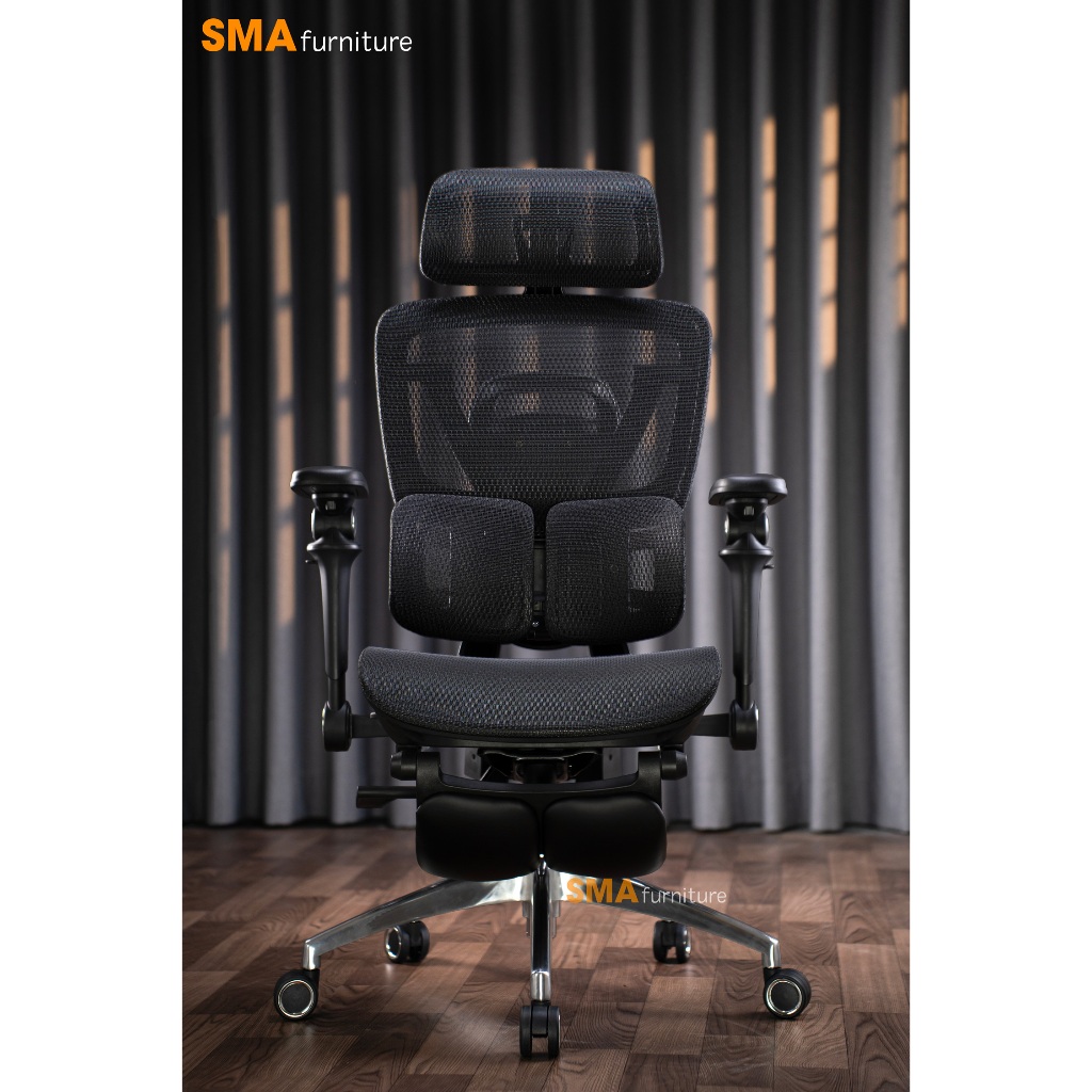 Ghế công thái học SMA Furniture Tanji, Tựa lưng 2D cực Fit, ngả ghế 135 độ, piston class 4 | BigBuy360 - bigbuy360.vn