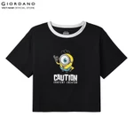 GIORDANO Áo Thun Nữ Croptop In Hình Women Minions 3 Short-Sleeve Graphic T-Shirt 5396367-09 — ảnh 2