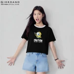 GIORDANO Áo Thun Nữ Croptop In Hình Women Minions 3 Short-Sleeve Graphic T-Shirt 5396367-09 — ảnh 1