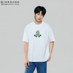 GIORDANO Áo Thun Nam Ngắn Tay In Hình Minions & Monsters Sorona Relax Fit T-Shirt 01096006-01 — ảnh 2