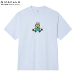 GIORDANO Áo Thun Nam Ngắn Tay In Hình Minions & Monsters Sorona Relax Fit T-Shirt 01096006-01 — ảnh 3