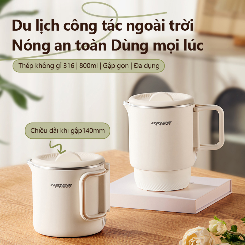 KAWU ấm đun nước gấp gọn Đun sôi nhanh Thuận tiện cho việc đi lại thép không gỉ 316 ấm đun nước | BigBuy360 - bigbuy360.vn