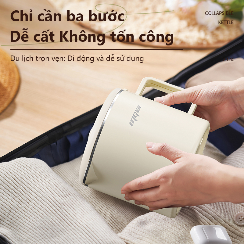 KAWU ấm đun nước gấp gọn Đun sôi nhanh Thuận tiện cho việc đi lại thép không gỉ 316 ấm đun nước | BigBuy360 - bigbuy360.vn